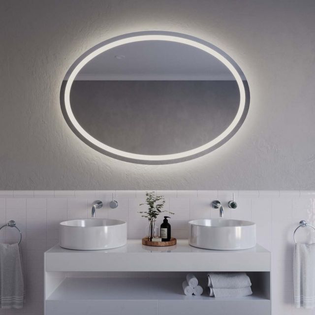 Ovalno ogledalo z LED osvetlitvijo A33