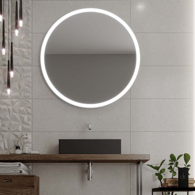 Okroglo ogledalo z LED osvetlitvijo C1 premium