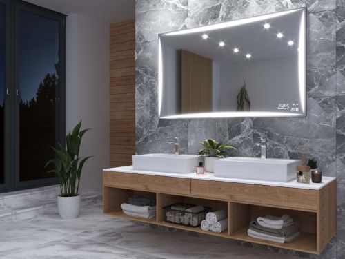 Pametno stensko ogledalo za kopalnico M5 premium