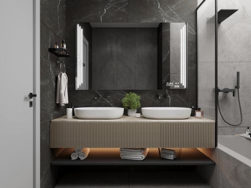 Veliko ogledalo za kopalnico Artalo M18 premium