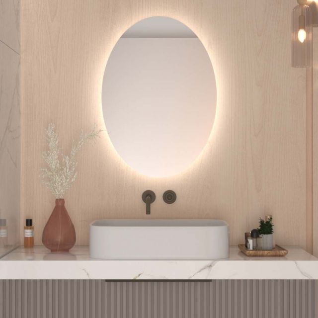 Ovalno ogledalo z LED osvetlitvijo A12