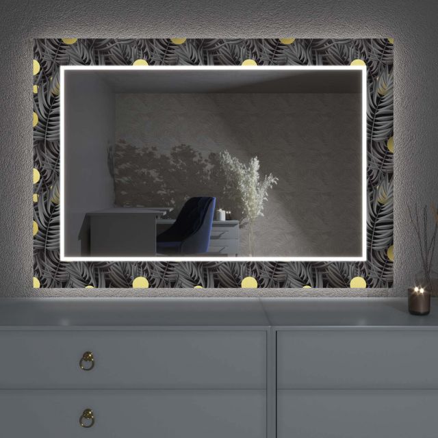 LED ogledalo z dekorjem D5